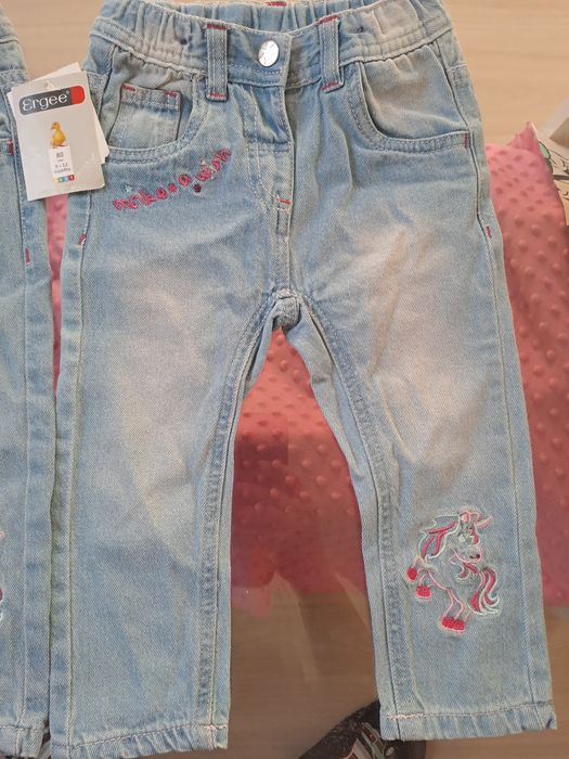 Spodnie jeansowe blizniaczki