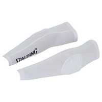 Rękaw koszykarski Spalding arm sleeve 2pack white / black
