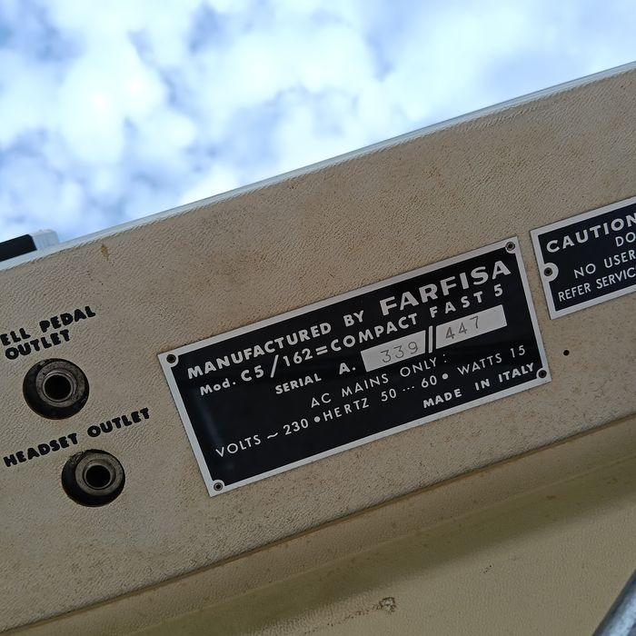 Farfisa C5 made in Italy