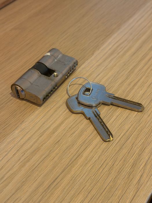 Canhão Fechadura + 2 Chaves