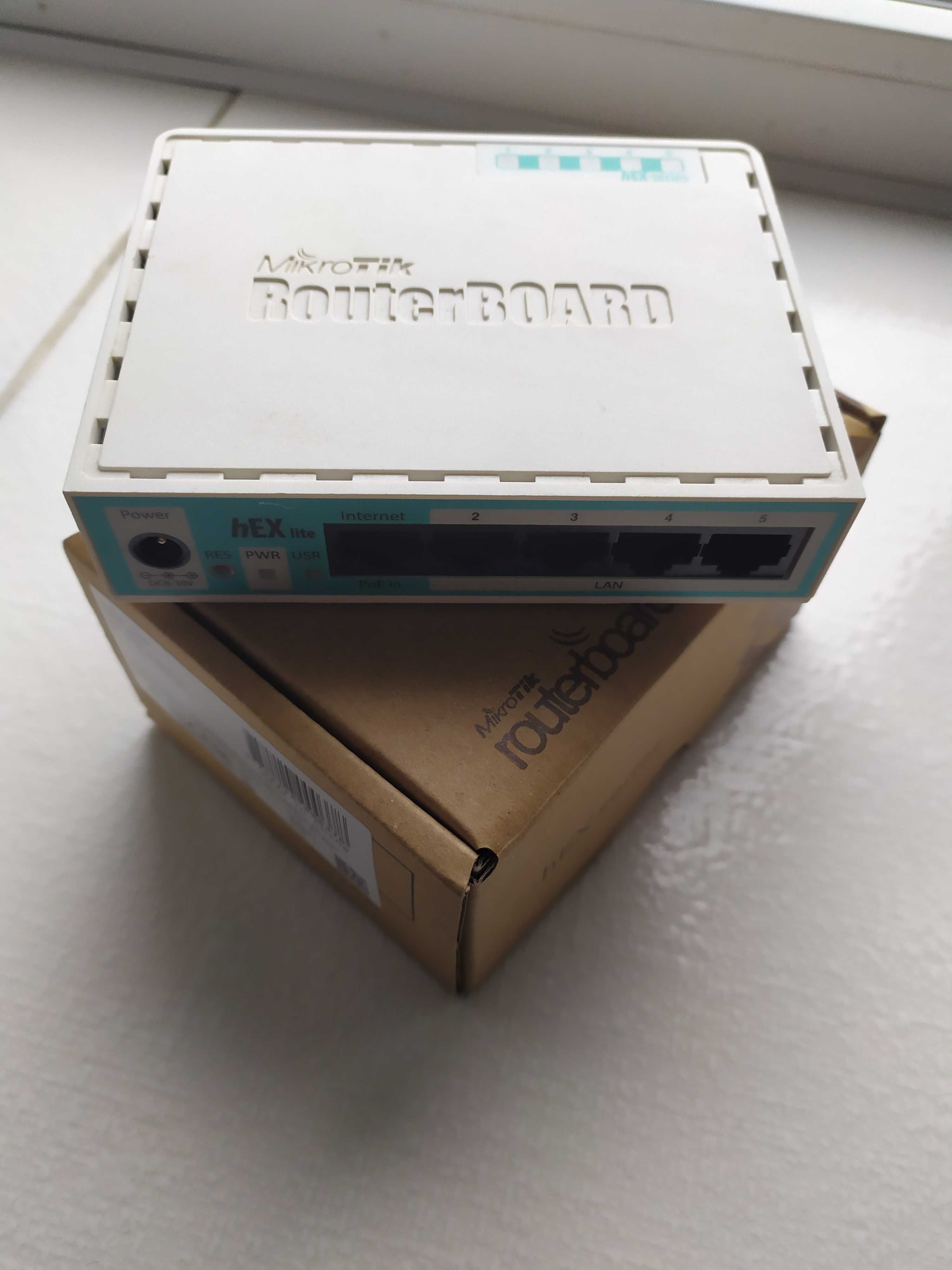 Маршрутизатор MikroTik hEX lite (RB750r2)