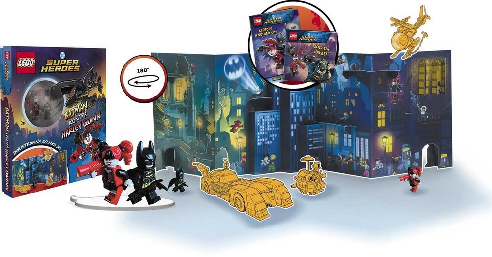 LEGO® DC Super Heroes™. Batman kontra Harley Quinn — Książki i figurki