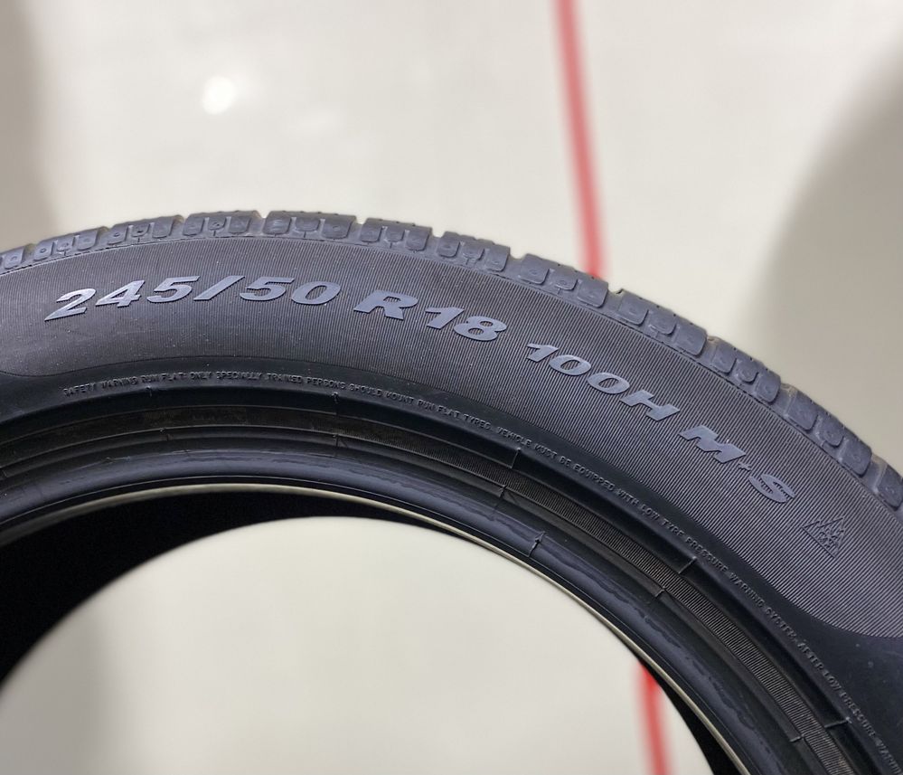 Продам шини, 245/50 R18 Pirelli Sottozero Winter 210 s2 RSC 100H 6ММ