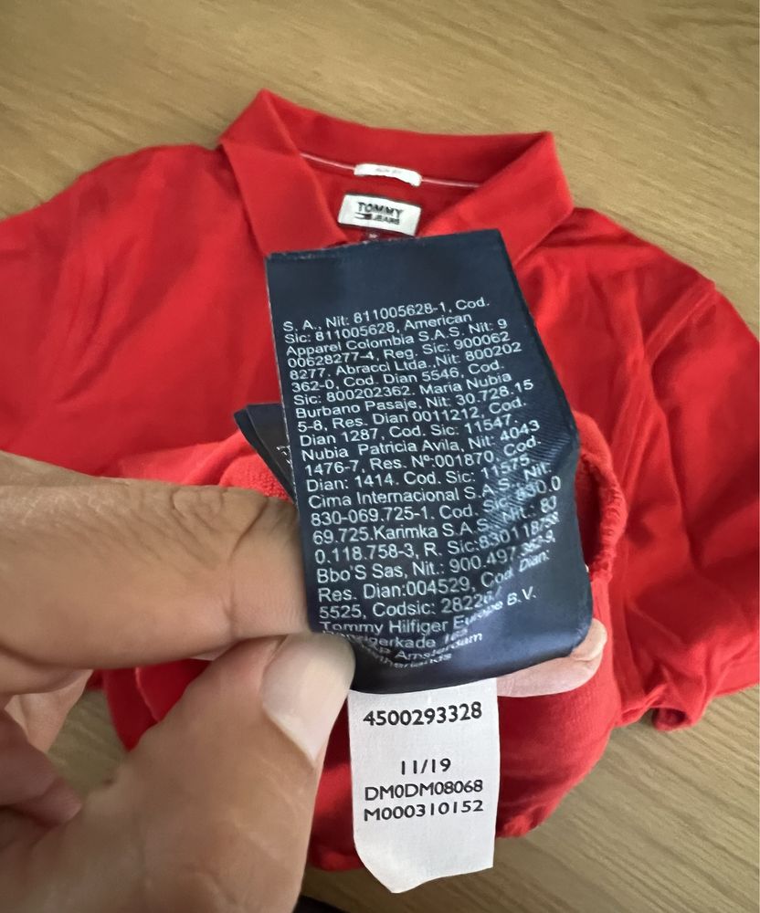 Polo de manga curta Tommy Hilfiger M size
