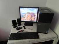 Zestaw Komputer Dell I5 Win11+Office Monitor Mysz Klawa WiFi Glosniki