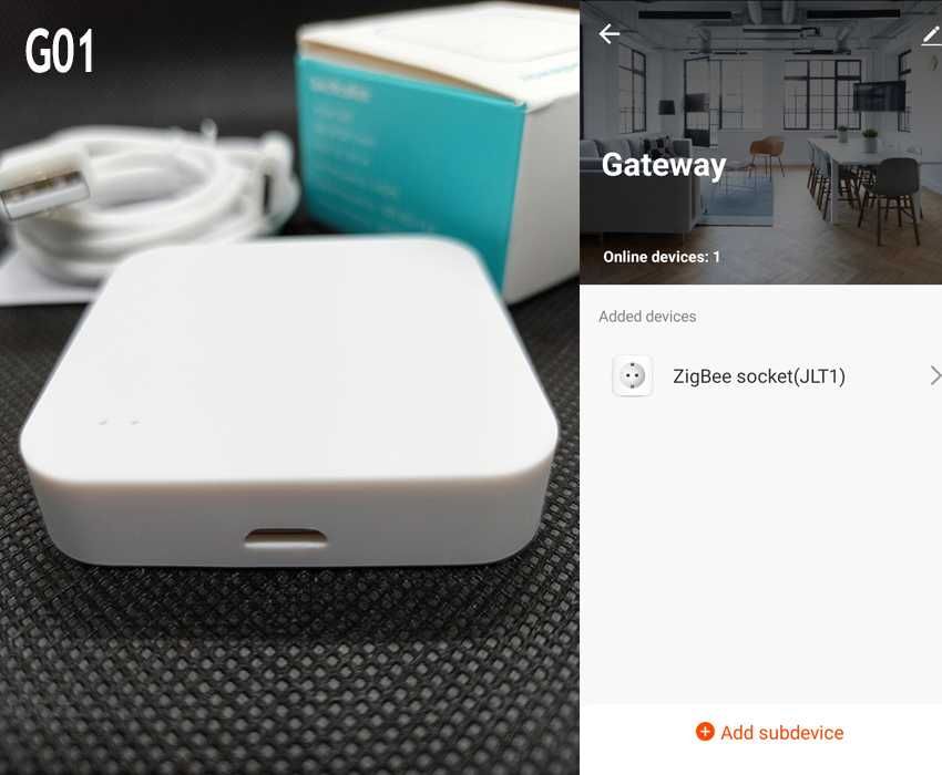 Multi-Mode шлюз Tuya Zigbee, Bluetooth, InfraRed