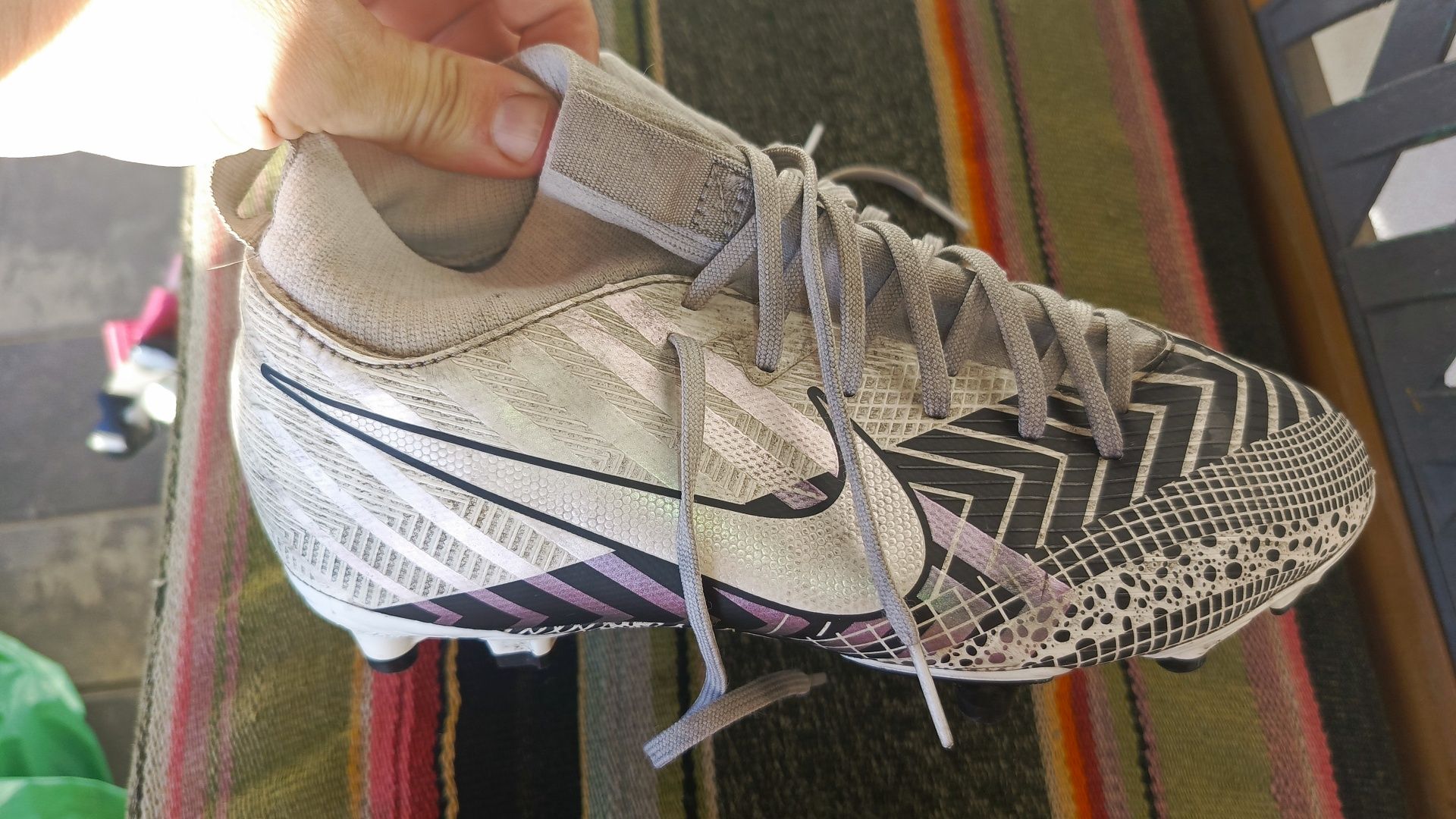 Nike Mercurial świetne błyszczące korki buty piłkarskie 36.5