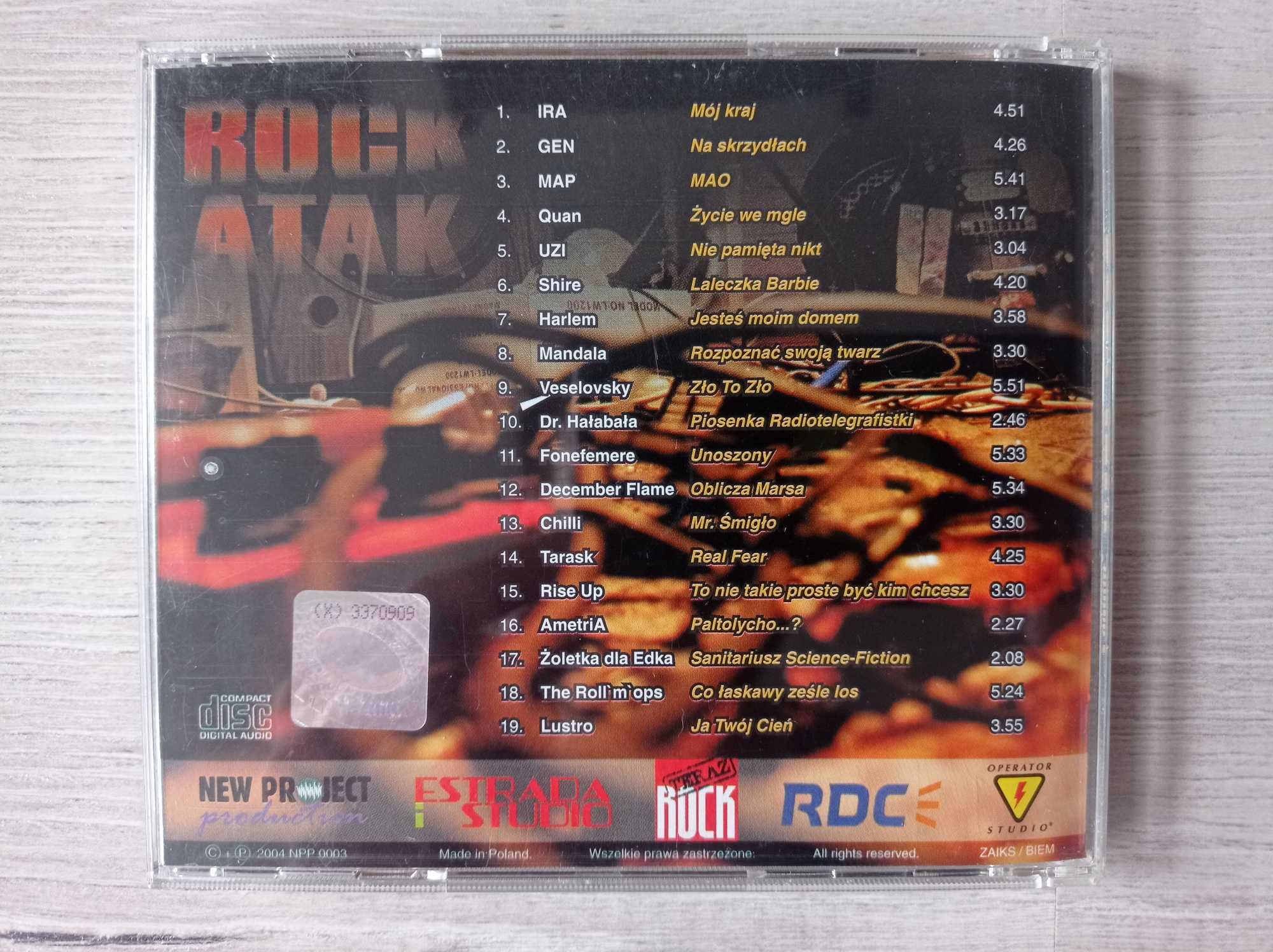 V/A - Rock Atak Round 1 – Rockdown - cd - wyprzedaż ( IRA, Harlem )