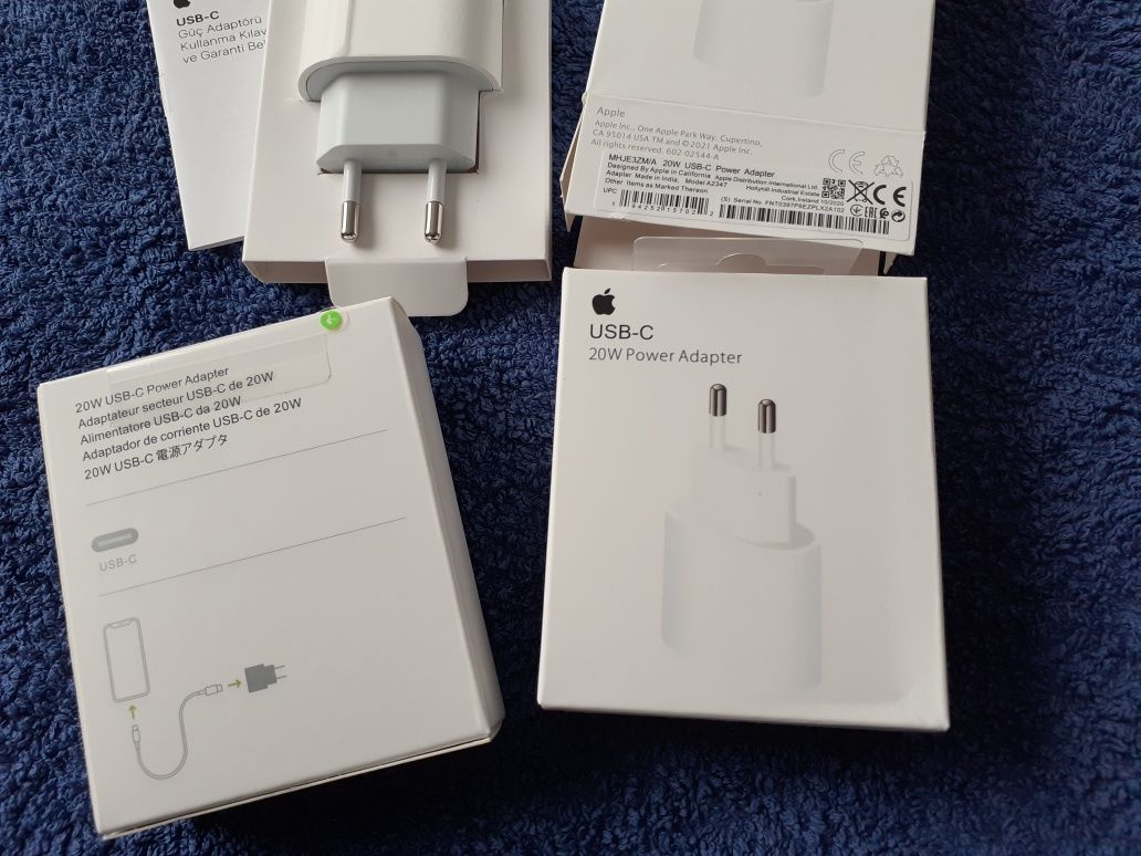 USB-C 20W Power Adapter Zasilacz do IPhone NOWY.