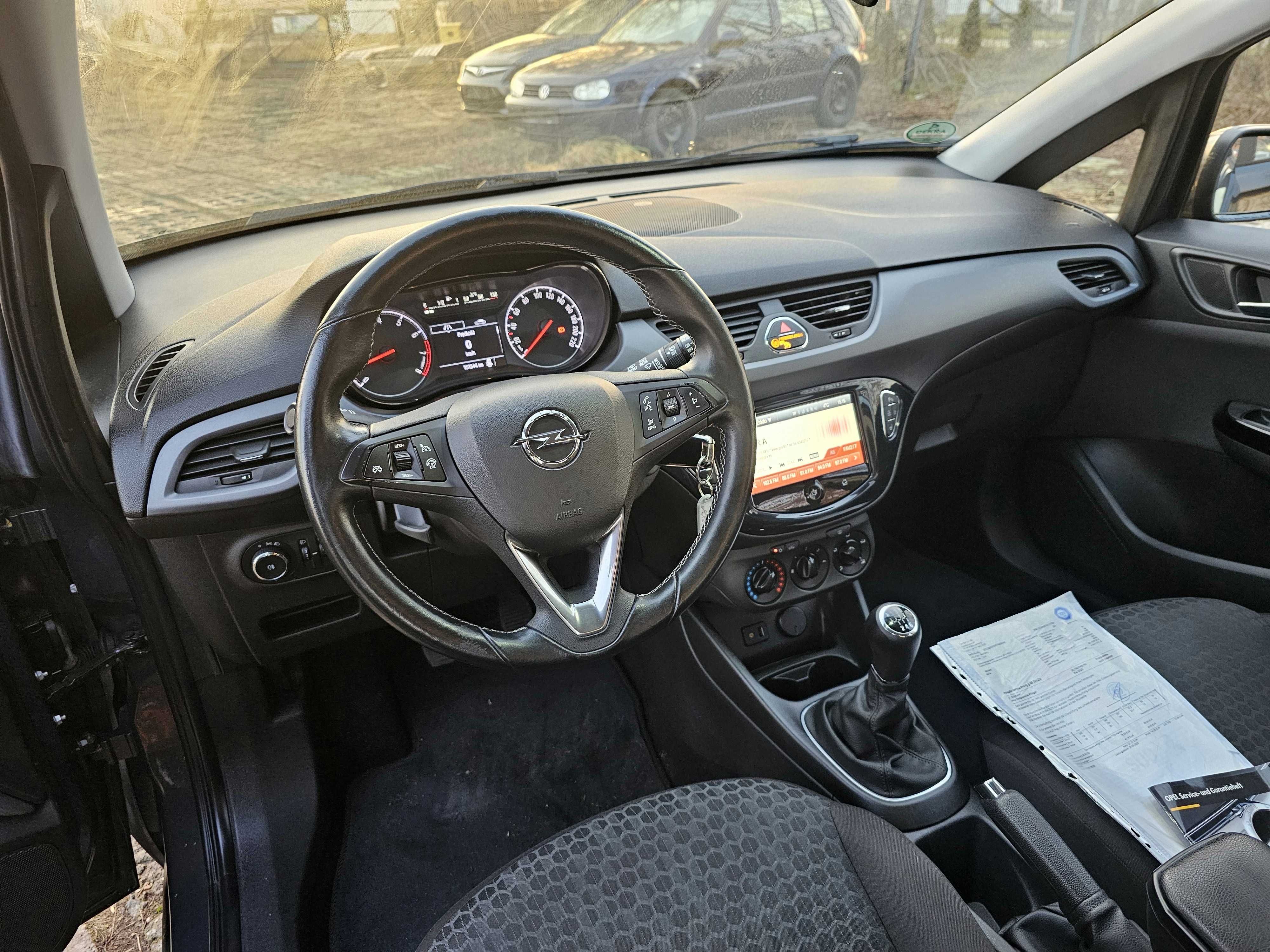 OPEL CORSA E 2015 r 1,0 T benz 90 kM 5d KLIMA zarejestrowan  151500 km