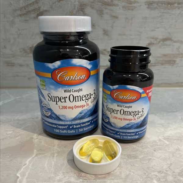 Норвежская Омега Carlson 3 из морской рыбы, 600 мг, 50/130 капсул