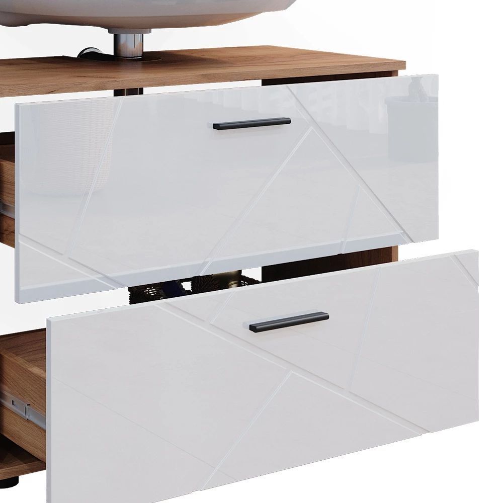 Szafka pod umywalkę łazienkowa 80cm stojącą