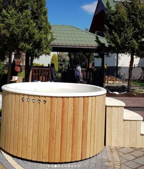 Balia kąpielowa hot tube fiberglass, ruska bania sauna