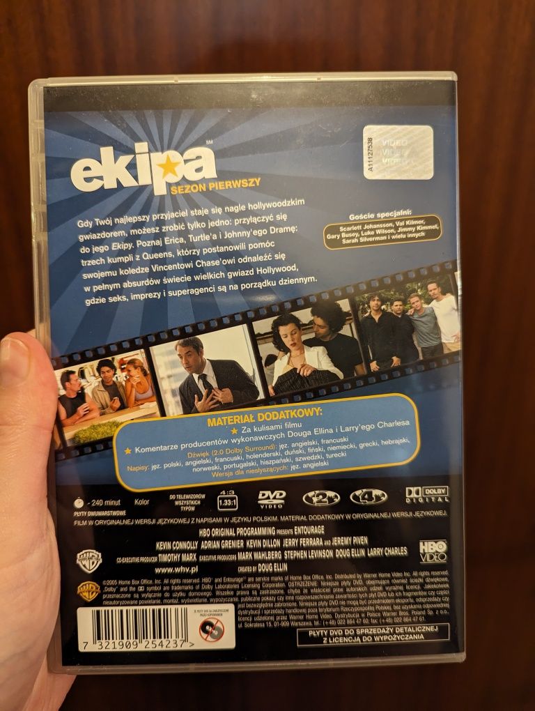 Serial "Ekipa" (Entourage) sezon 1, z licencją do wypożyczania