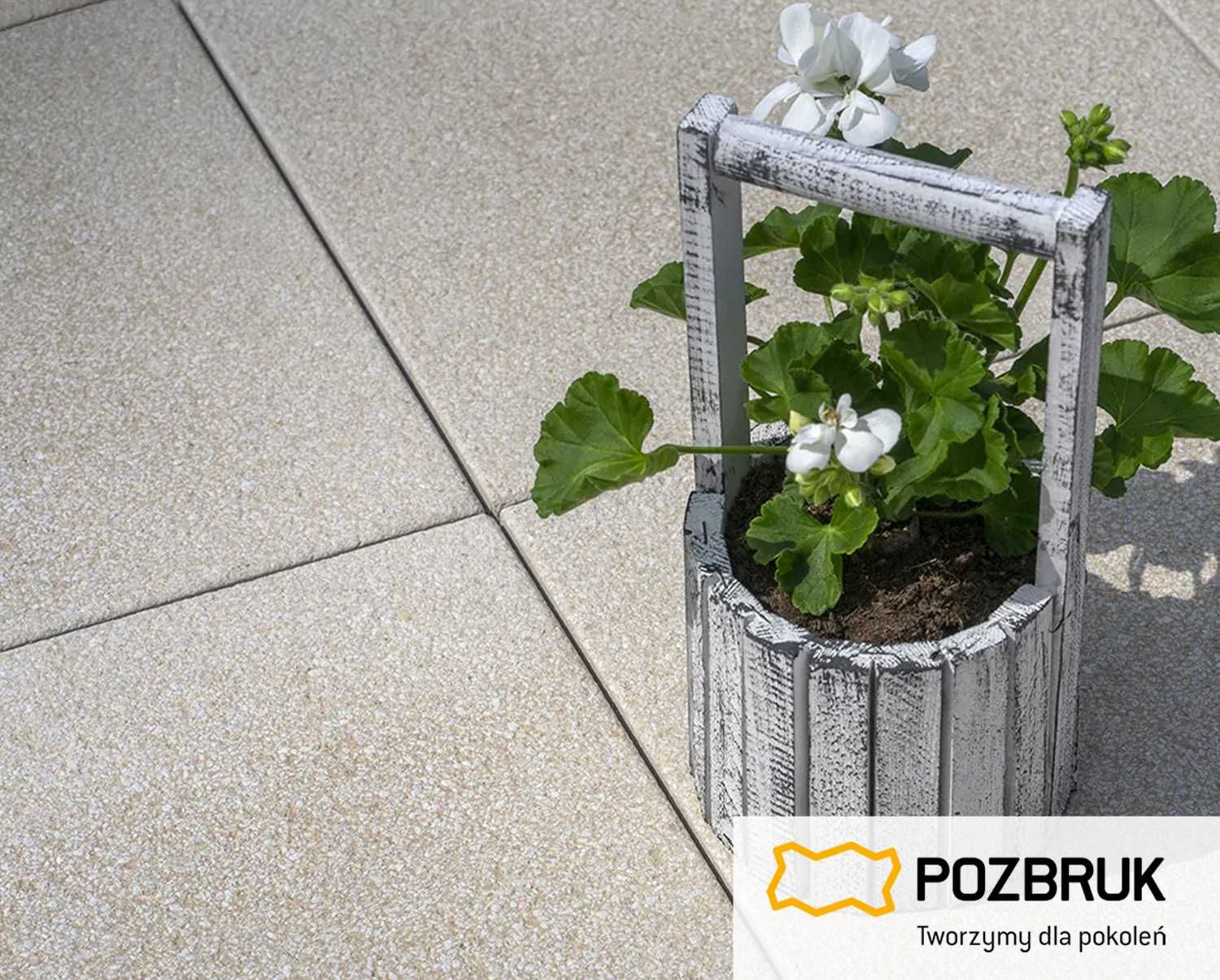 Płyta Pozbruk PRESSTONE Marmur słoneczny | 40 x 40 / h 4 cm | OUTLET