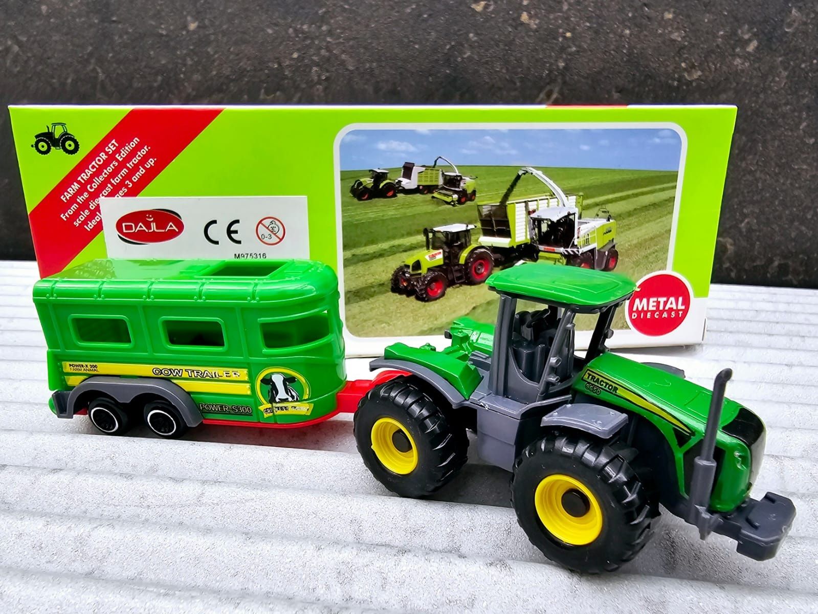 Traktor z przyczepką pojazd rolniczy dla dzieci nowy