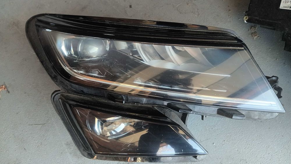 Lampy przednie skoda kodiaq lewa prawa full led