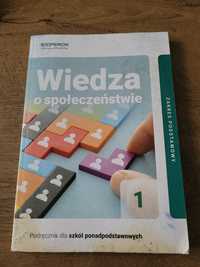 Wiedza o społeczeństwie.1 Podręcznik dla szkół ponadpodstawowych