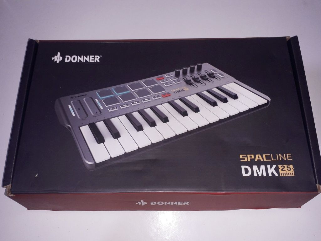 Teclado Controlador Midi Donner DMK-25 - NOVO
