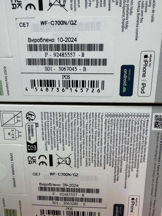 Навушники TWS Sony WF-C700N Sage Green Нові!