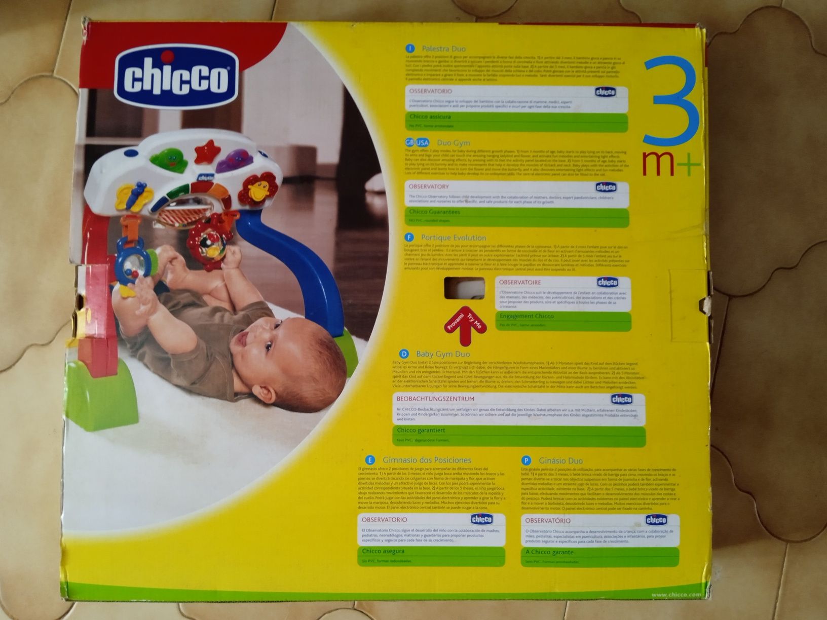 Brinquedo 2 em 1 bebê Chicco