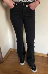 Czarne dzwony jeans by o la la xs