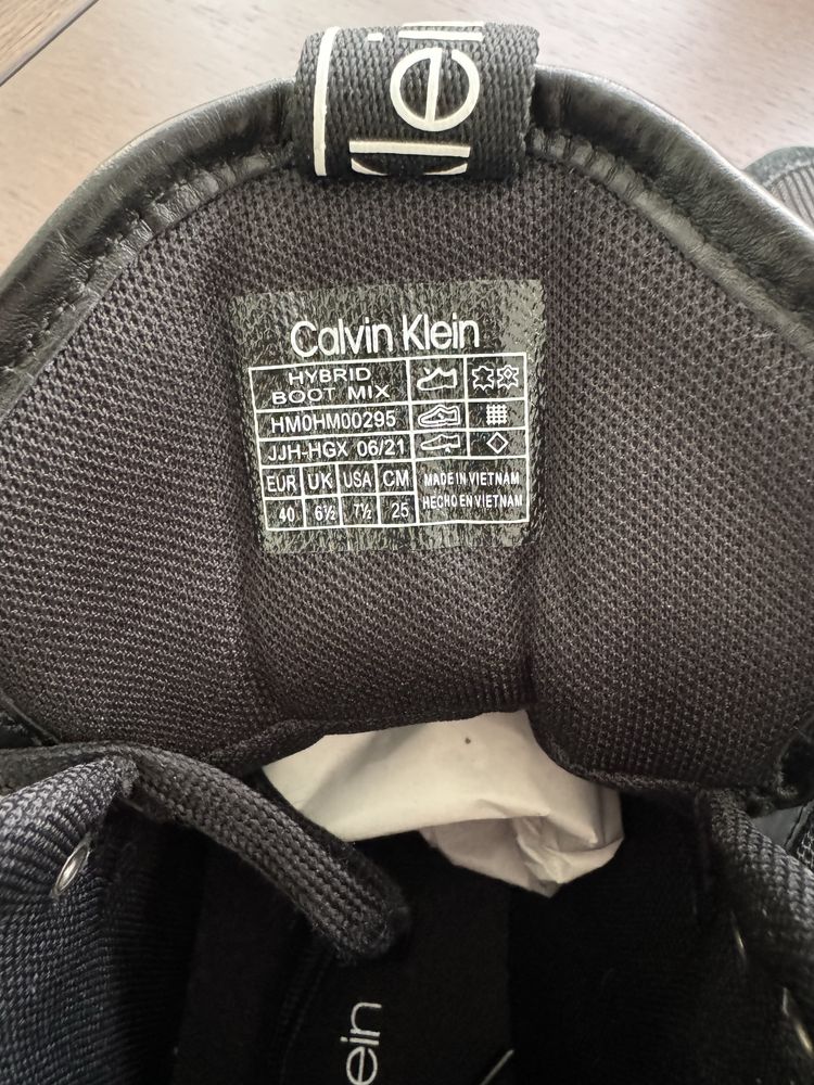 Кроссовки высокие (ботинки),  Calvin Klein, размер 40-41