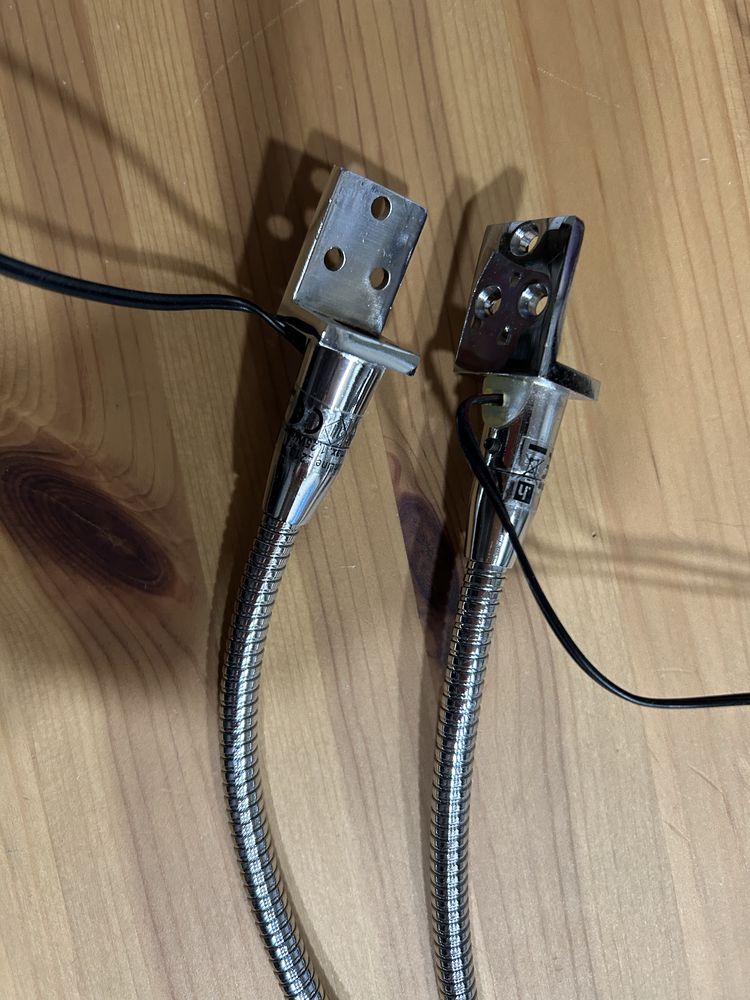 Lampki do łóżka do sypialni Halemeier srebrne kpl 2szt