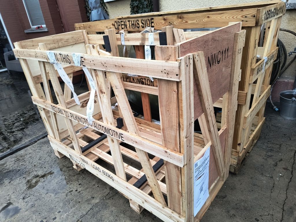 Skrzynia drewniana transportowa