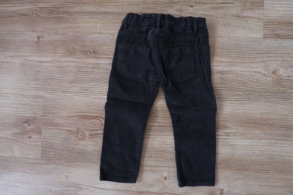 Nowe spodnie z bawełnianego sztruksu H&M rozmiar 92