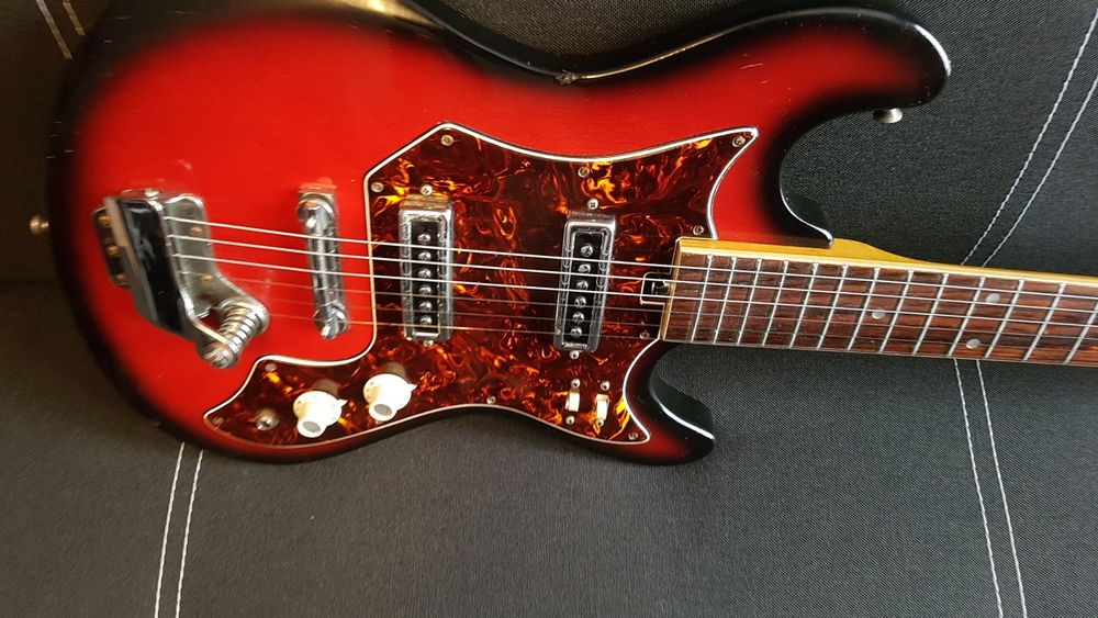 Gitara Japońska Japonia Fgn Sakai Teisko 70 lata Japan