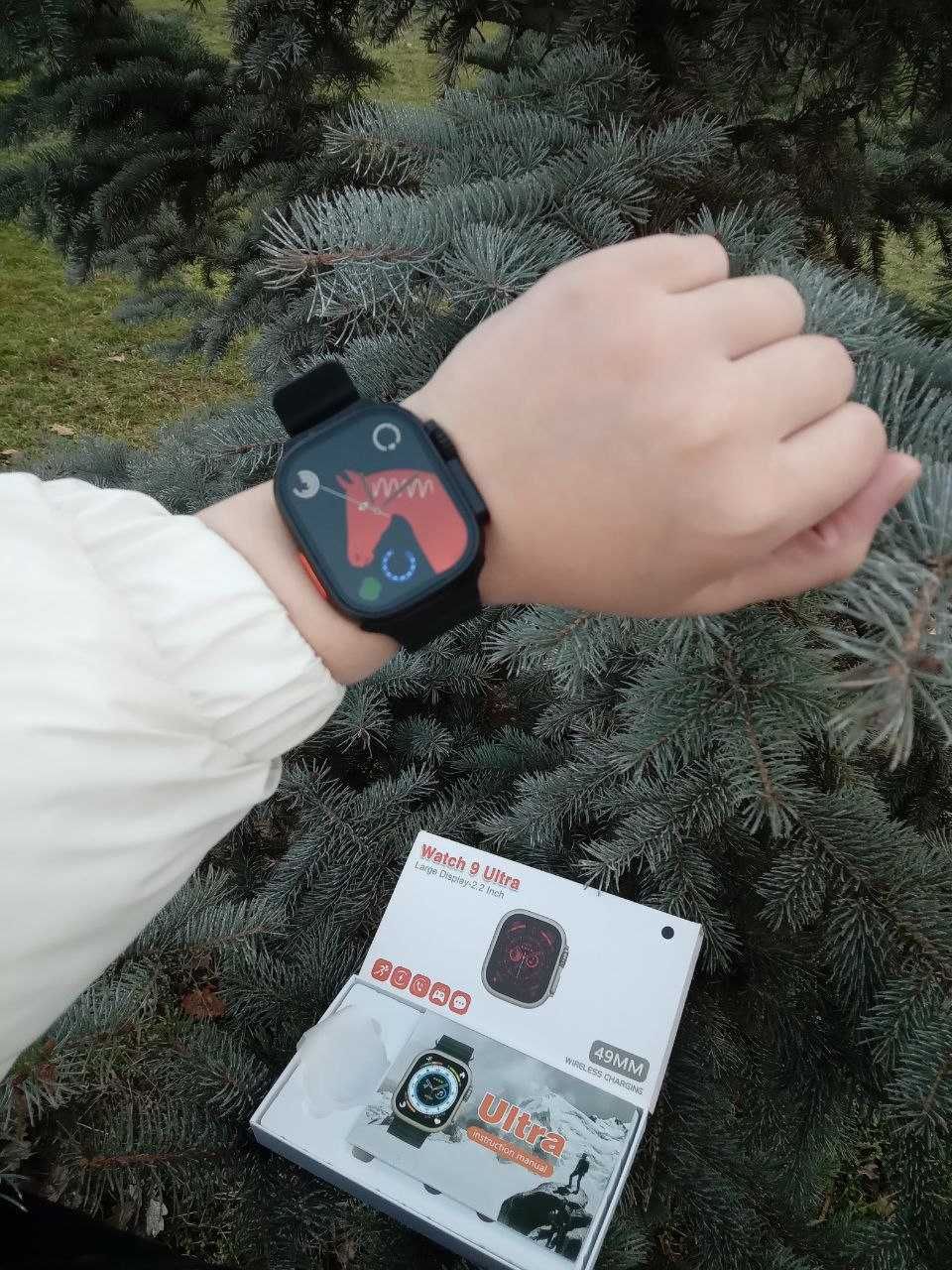 Smart Watch 9 ultra 49mm Black/Смарт часы 9 ультра Черные