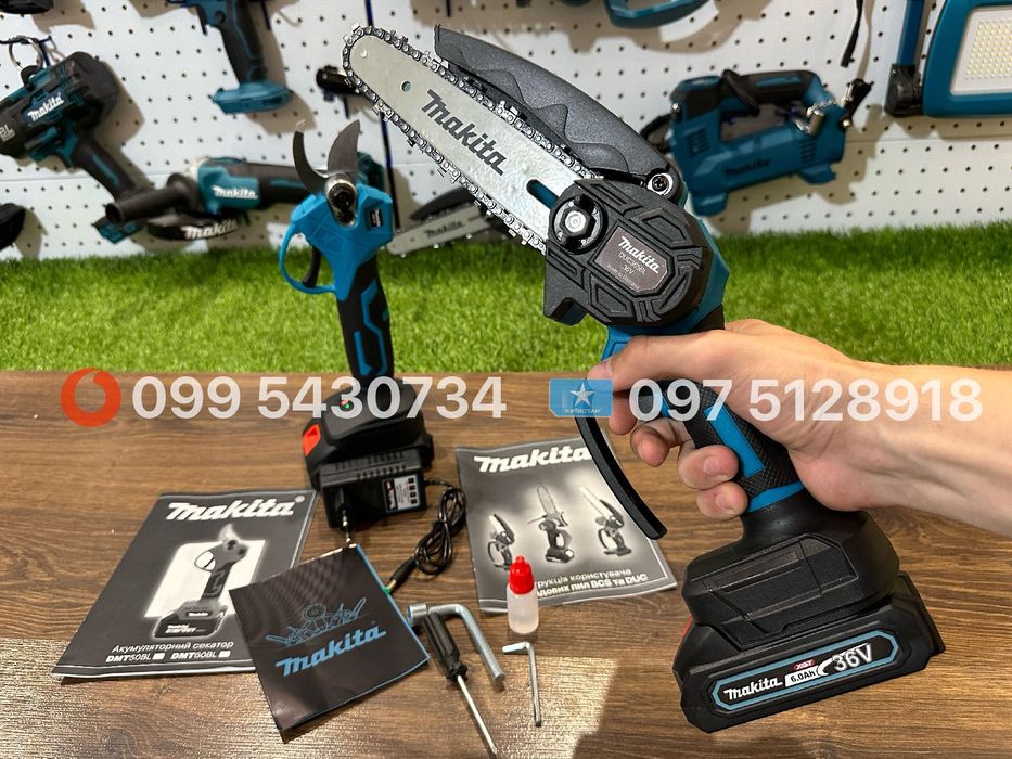 Набір акумуляторний Makita Сікатор DMT50 + Міні пилка DUC365 36V 6Ah