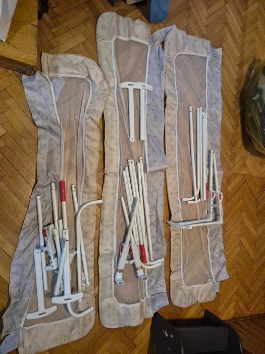 Trzy barierki do łóżka 180, 180, 150cm
