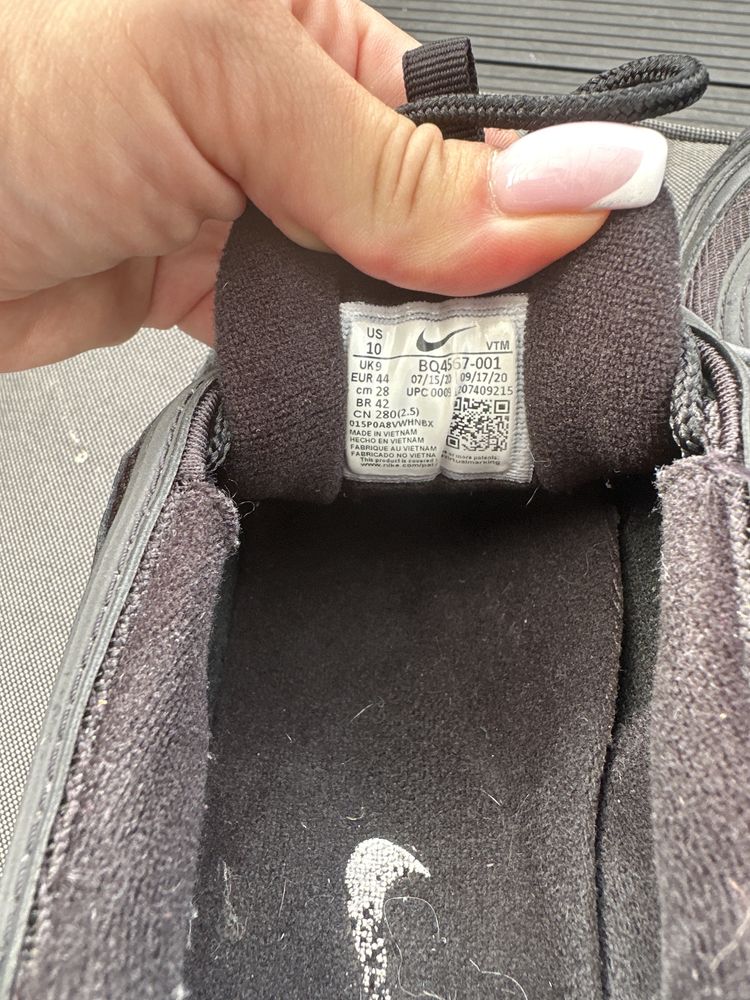 Męskie oryginalne Nike AirMax 97 używane 44 28 cm czarne