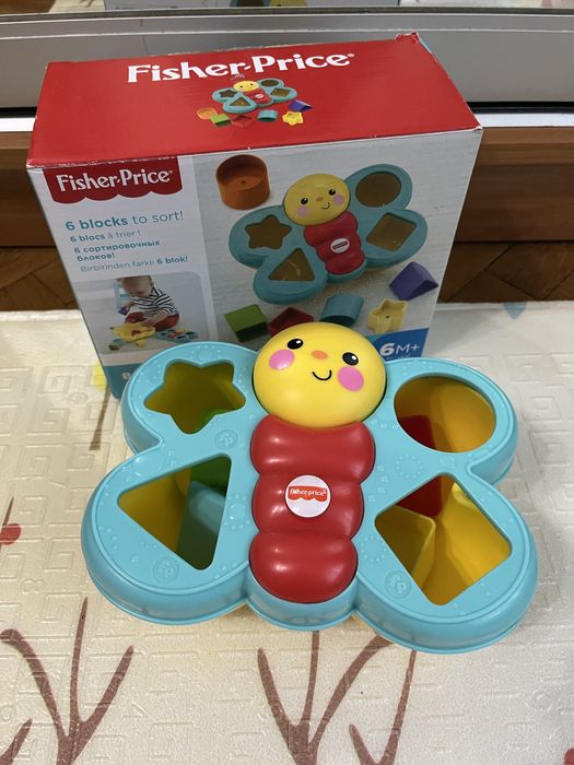 Сортер метелик fisher price 6 міс
