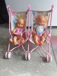 Nenucos gêmeos com carrinho
