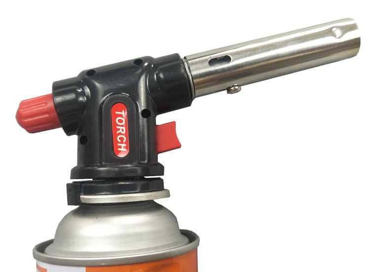 Газовая горелка FLAME GUN- 504С (922) c пьезоподжигом и антипереливом