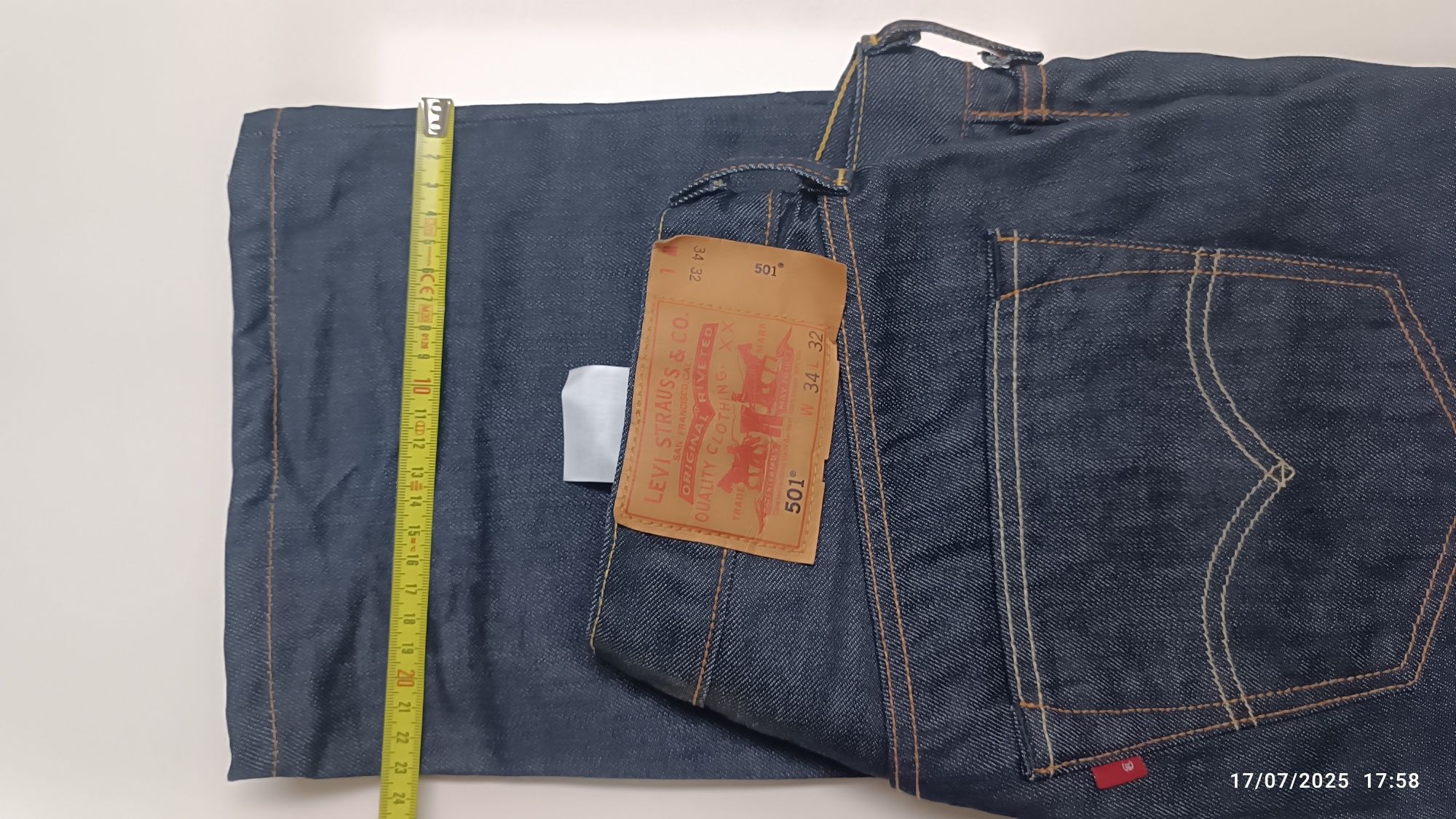 Levi's 501 w34L32 novas sem etiqueta
