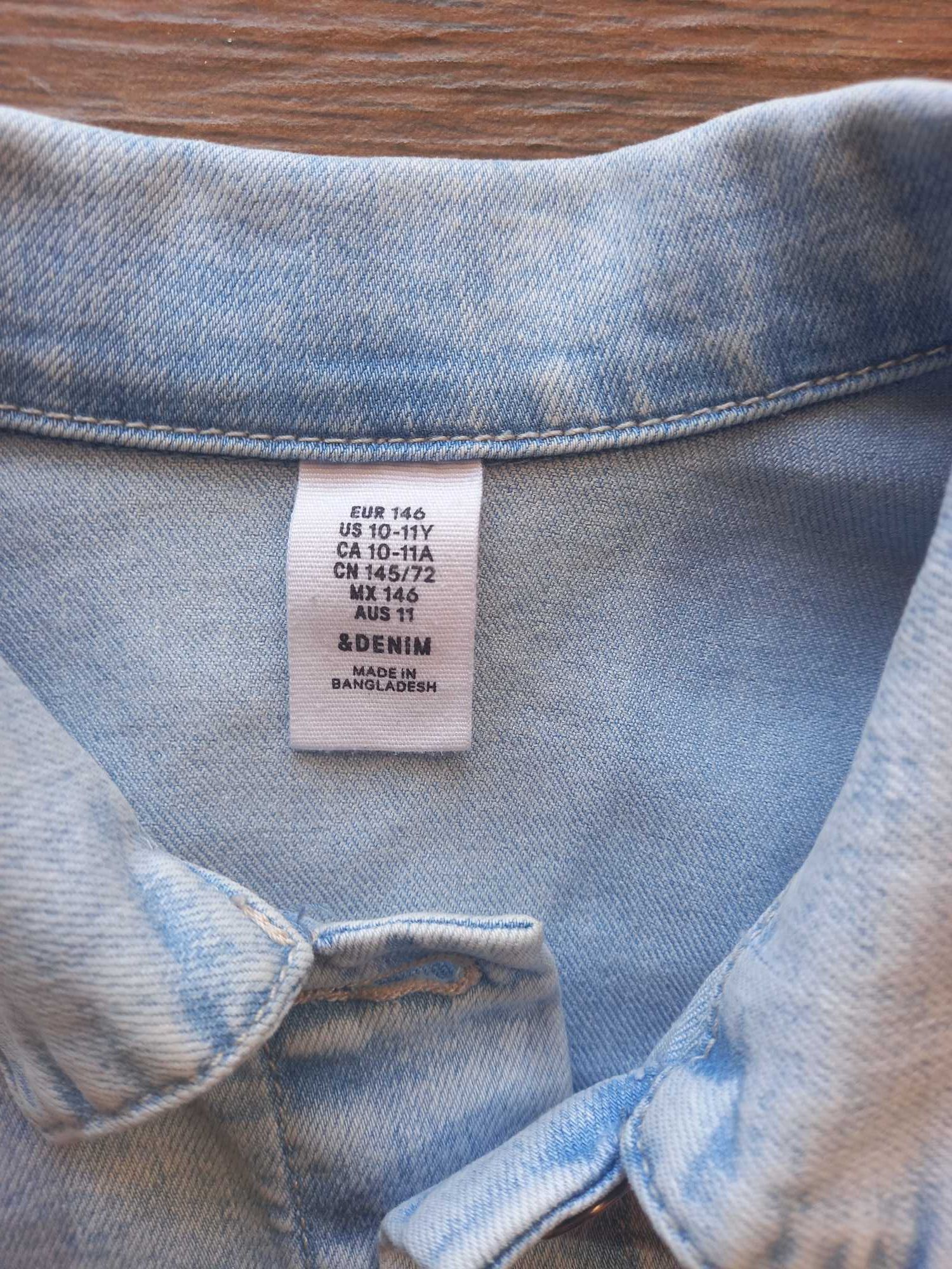 Джинсовая куртка Denim на 10-11 лет р.146