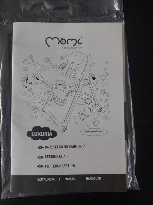 Krzesełko do karmienia Momi