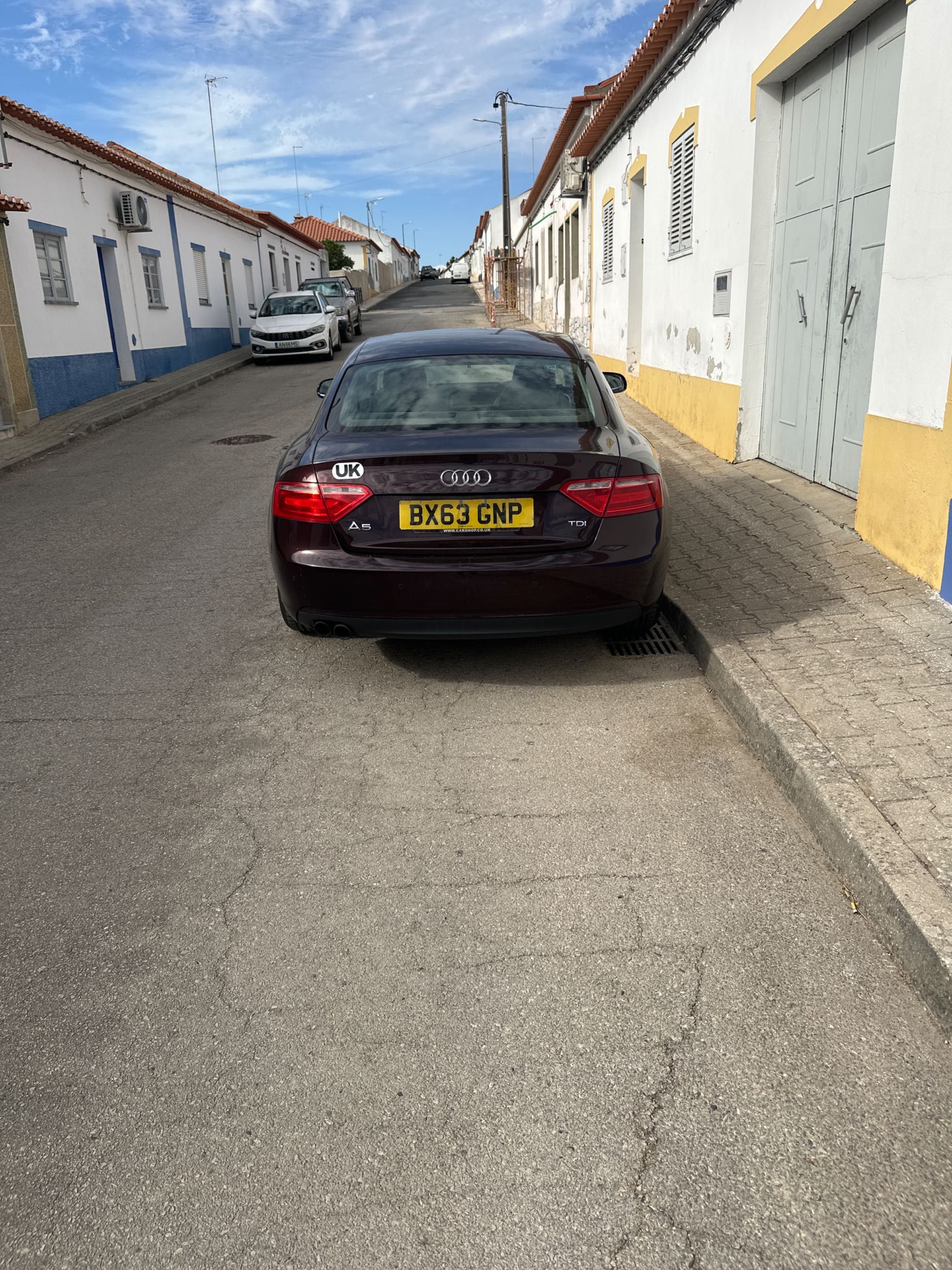 Audi A5 volante a direita