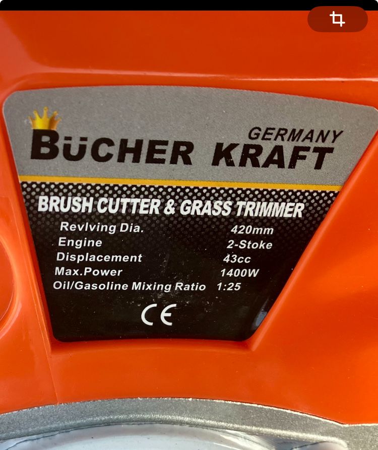 Roçadora nova BÜCHER KRAFT