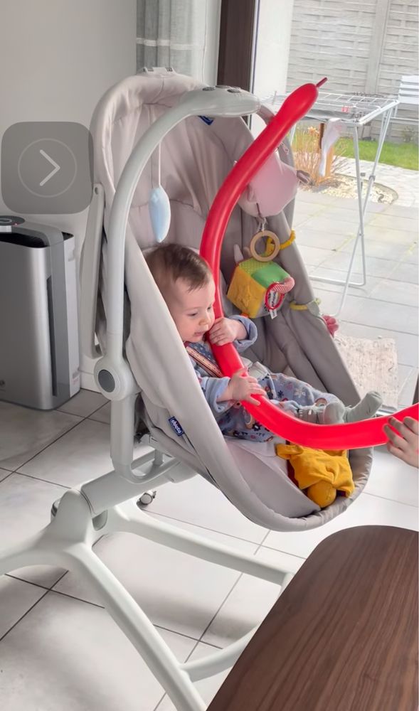 Chicco baby hug 4 w 1, kołyska i krzesełko do karmienia