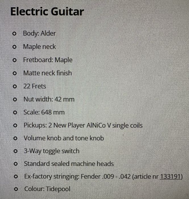 Guitarra Fender Telecaster