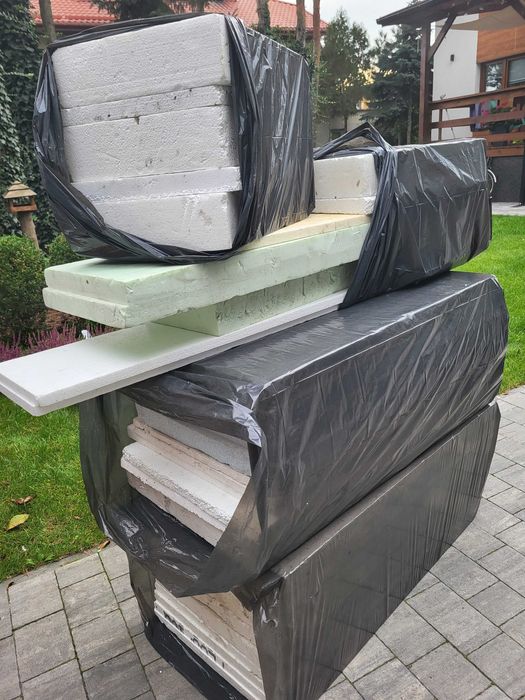 Styropian pozostałści po remoncie około 1 m różne grubości