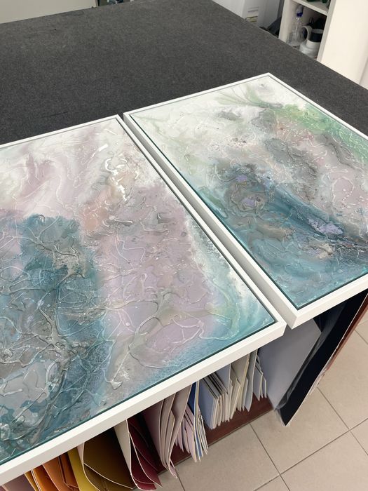 Quadros para interiores, pintura abstrata