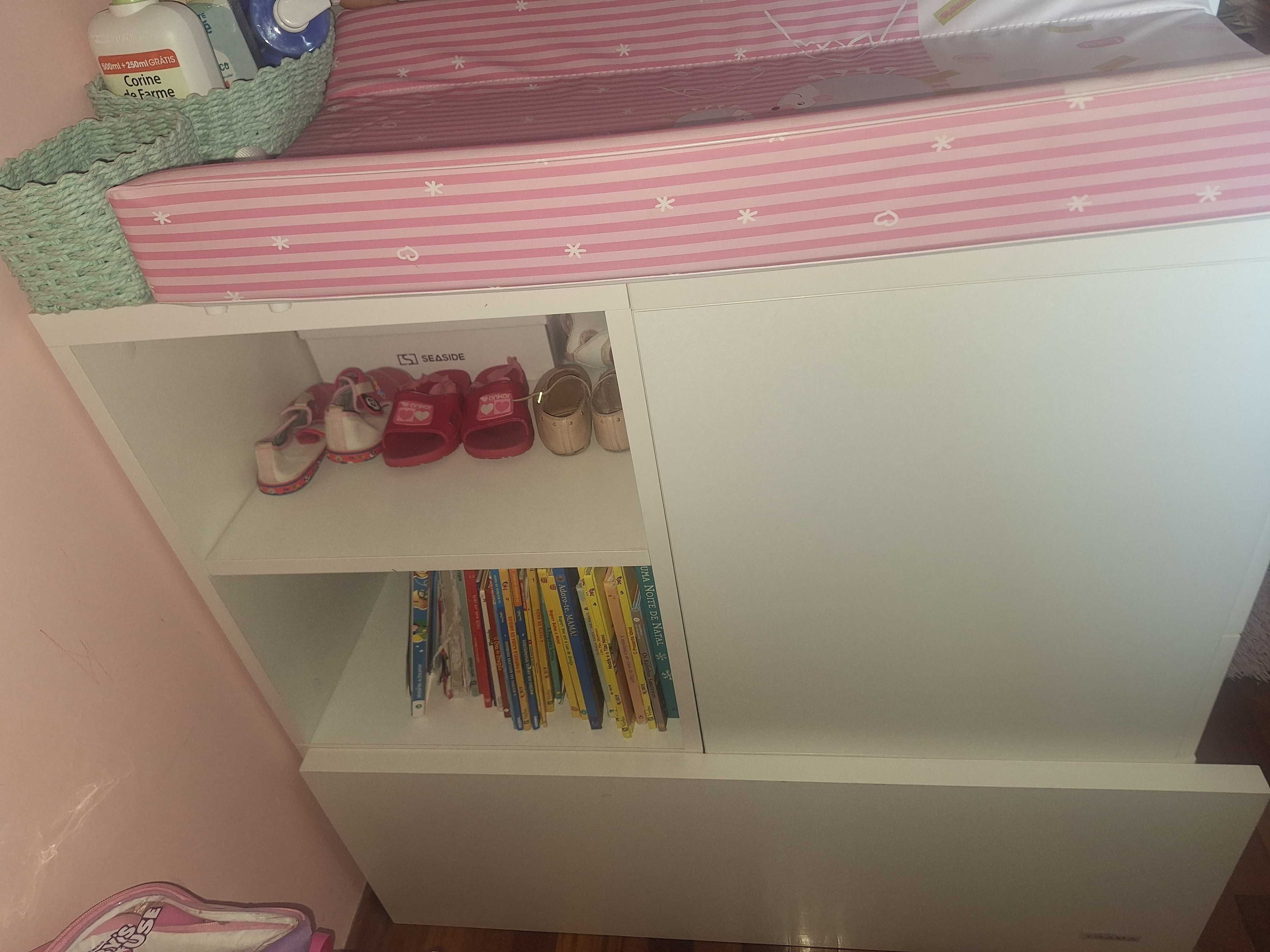 Conjunto berço/ cama + comoda Trama
