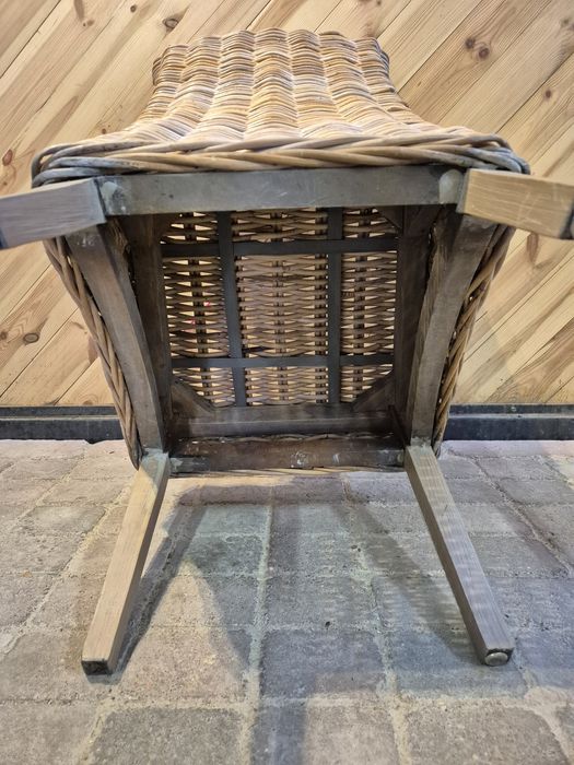 4szt Krzesło rattanowe naturalne | Ogród | Weranda | Restauracja