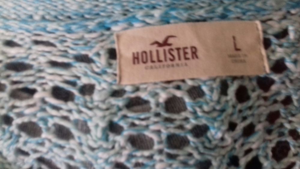 Hollister sweterek ażurowy L